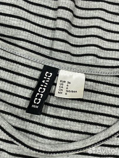 Платье трикотажное летнее h&m