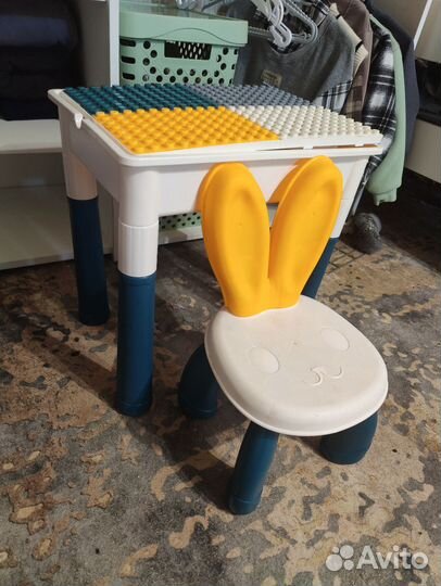 Стол, стул конструктор для Лего дупло