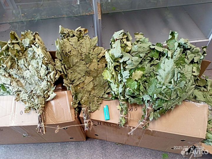 Веники дубовые для бани