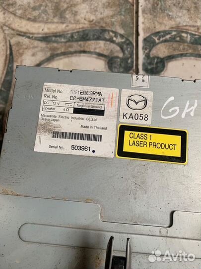 Магнитола Mazda 6 (GH)