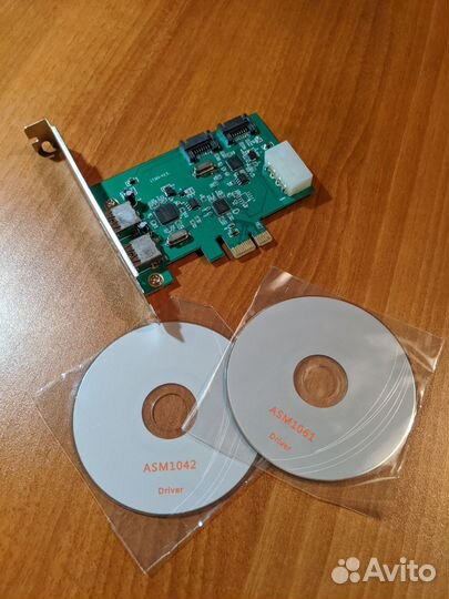 Карта PCI-E XT-xinte LT301 на 2 USB 3.0 и 2 SATA 3