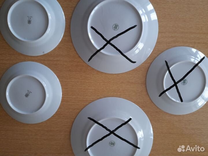 Тарелки Кахла гдр, Дулево, Пролетарий СССР