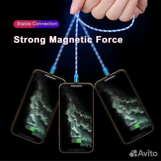 Usb магнитный кабель нео для зарядки телефона