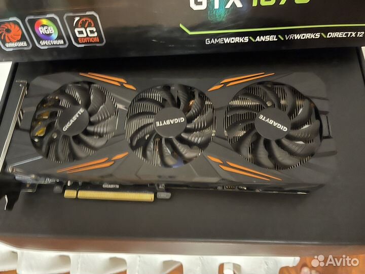 Видеокарта gtx 1070 gigabyte