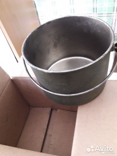 Котелок ркка круглый.Склад.1948-53 г.в.Новый