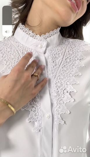 Блузка кружевная с рукавом 52 размер