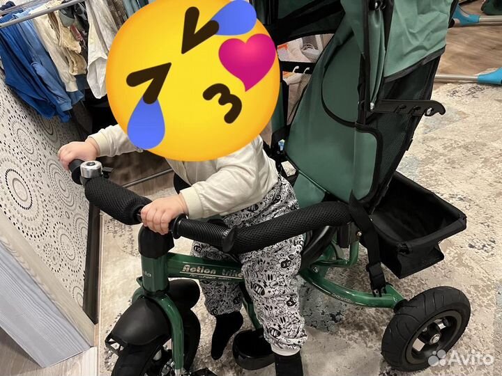 Велосипед- коляска детский