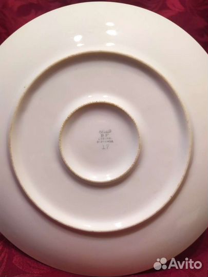 Чашка бульонная на блюдце