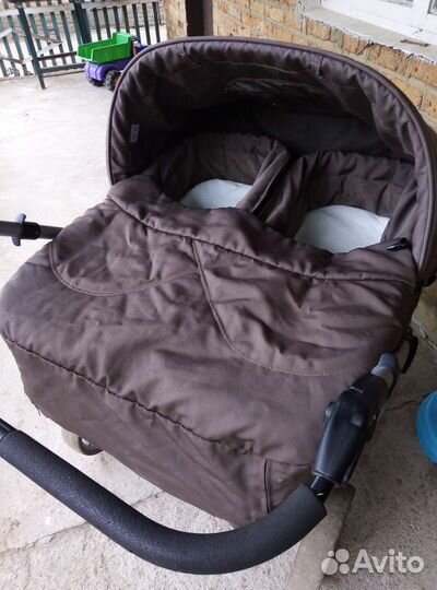 Коляска для двойни 2 в 1