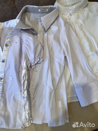 Школьные блузки для девочки до 140