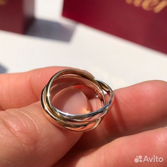 Кольцо Cartier trinity маленькая модель