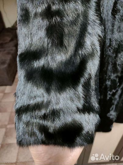 Шуба норковая с капюшоном 46 48