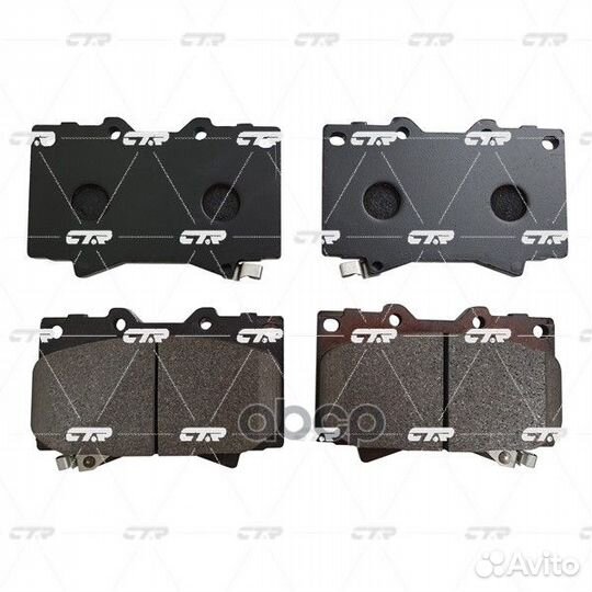 Колодки тормозные перед toyota land cruiser 100