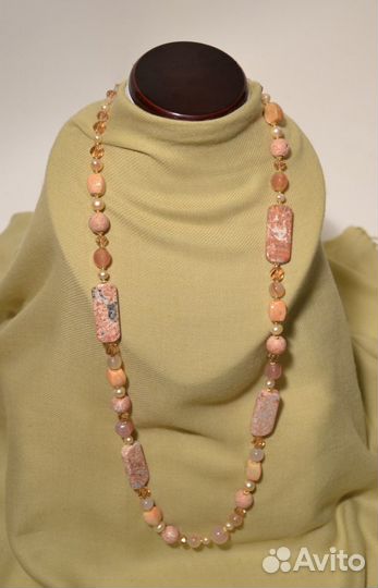 Бусы с натуральными камнями Ярославна Добрянская