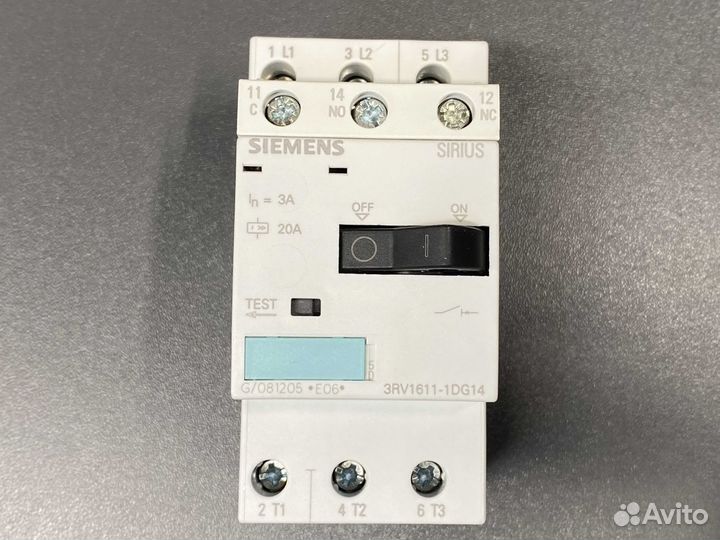 Siemens 3RV1611-1DG14 новый, 2 шт