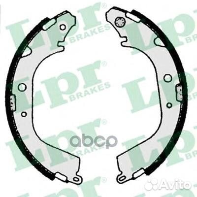 Колодки торм.бар.nissan patrol 88-97/toyota LAN