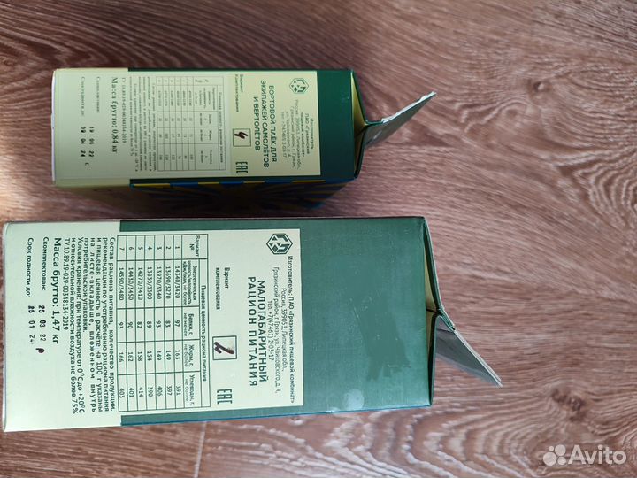 Ирп. сухпайки