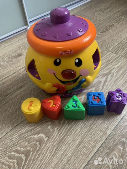 Говорящий горшочек с фигурками fisher price