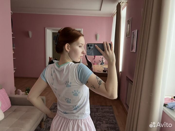 Топ с котиками