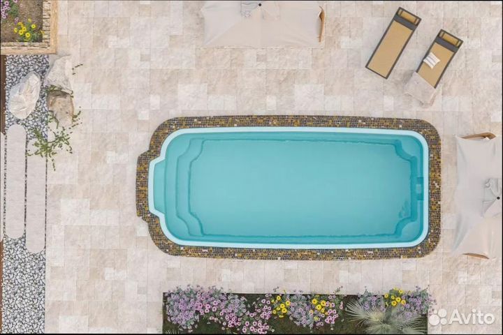 Композитный бассейн Атлантик premium