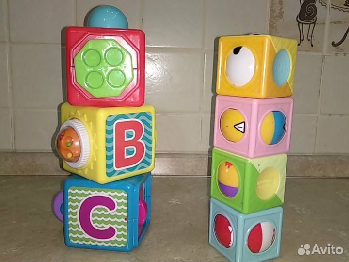 Fisher price кубики