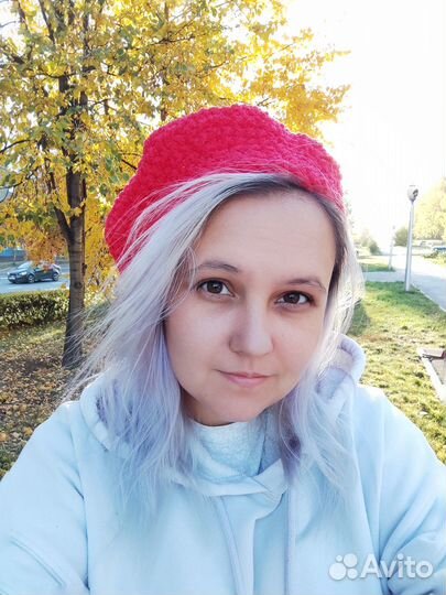 Берет мухомор плюшевый