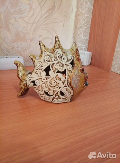 Статуэтка рыбка Чешский фарфор