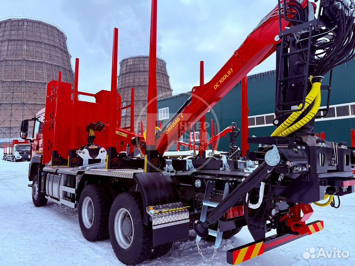 Лесовоз (сортиментовоз) SITRAK C7H с КМУ Дизель-С, 2025