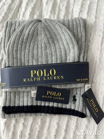 Raulph lauren комплект шапка и шарф