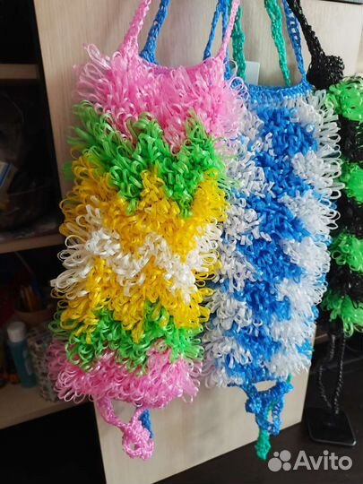 Мочалка ручной работы