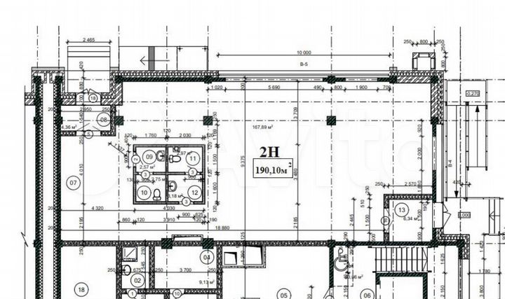 Офис, 190.1 м²
