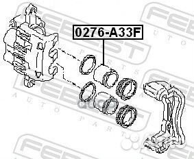 Поршень суппорта тормозного переднего (subaru I