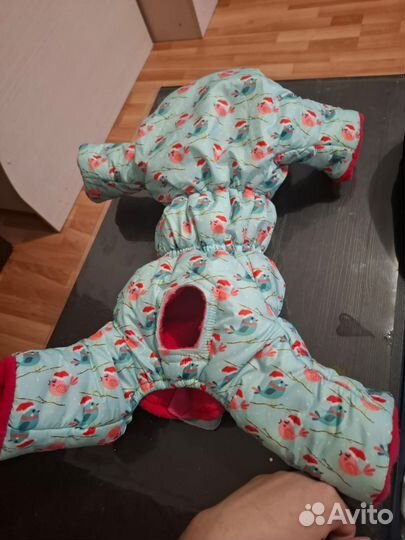 Тёплый зимний комбенизон для собак