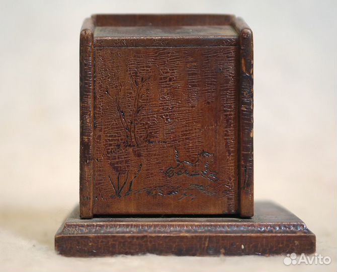 Сигаретница деревянная