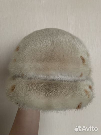 Шапка норковая женская