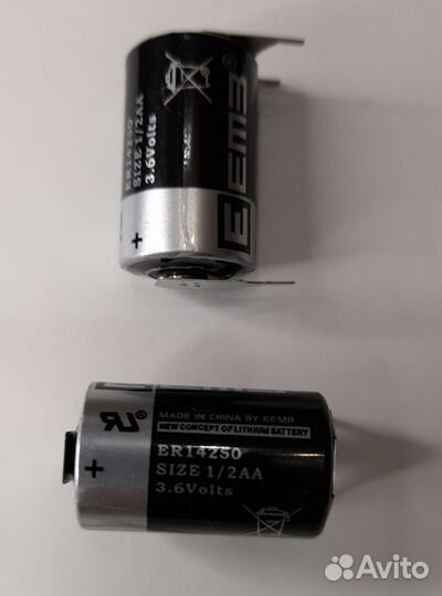 Батарейки ER14250 Size 1/2aa, 3.6v