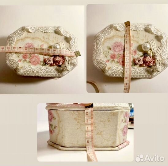 Шкатулка ручной работы С Цветами