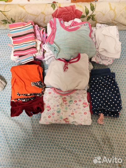 Вещи пакетом на девочку 68 74