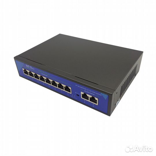 Коммутатор 8 PoE портов ST-S84POE (2M/96W/A) (верс