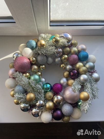 Новогодний рождественский венок