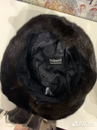 Берет норковый