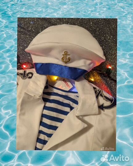 Костюм морячки, бескозырки, гюйсы напрокат