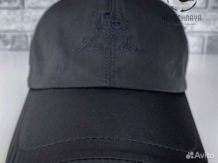 Кепка Loro Piana Premium Чёрная