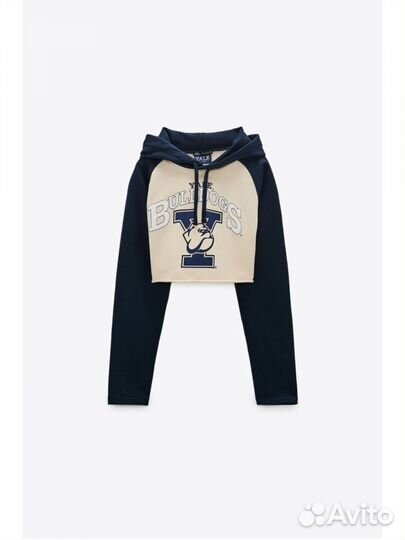 Худи свитшот Zara Yale s-m новая