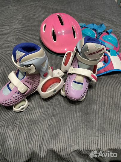 Детские ролики и защита