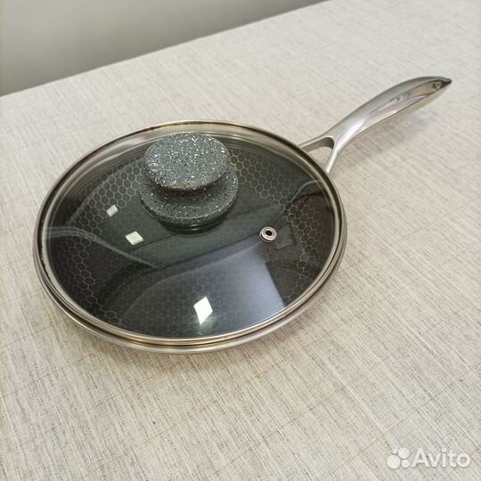 Сковорода vinzer,20см с крышкой