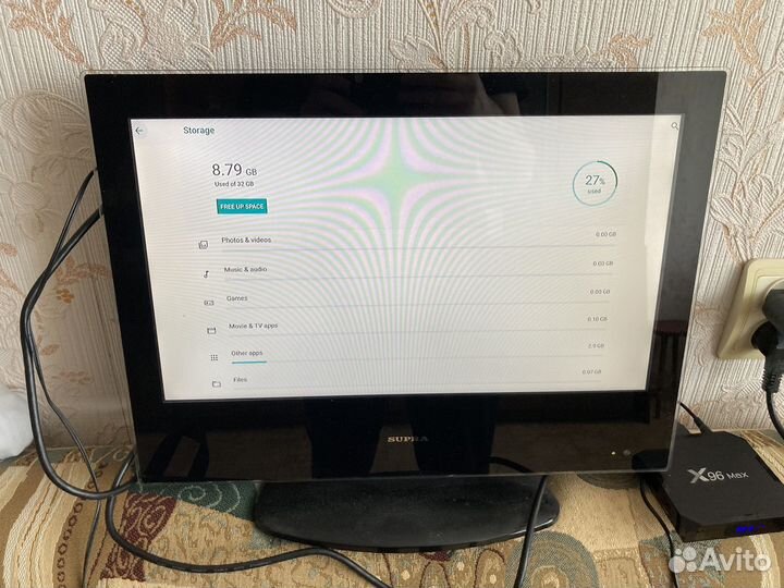 Телевизор+android приставка 4/32