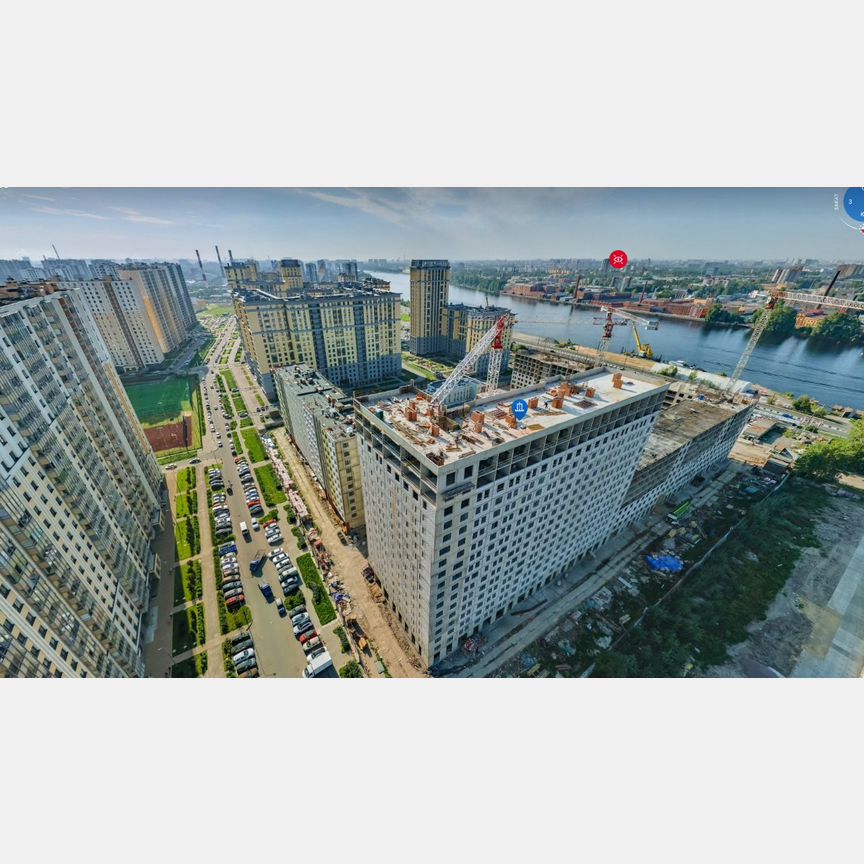 1-к. апартаменты, 41,1 м², 11/17 эт.