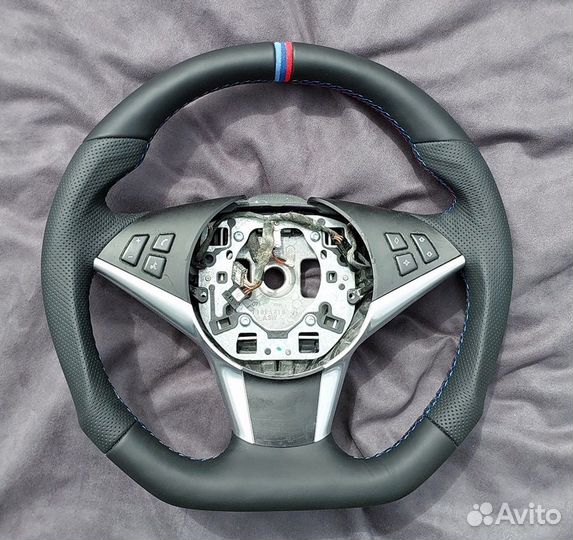 Руль бмв Е60 FT-tuning Триколор