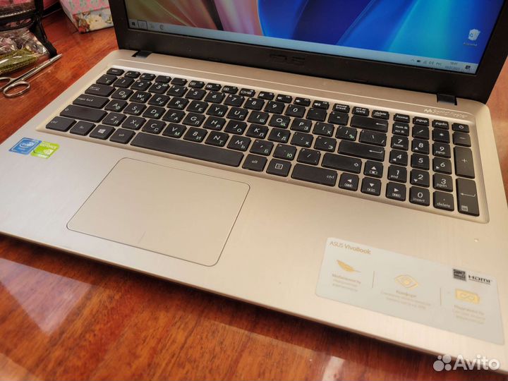 Ноутбук asus 4 ядра/920MX 2gb/ssd